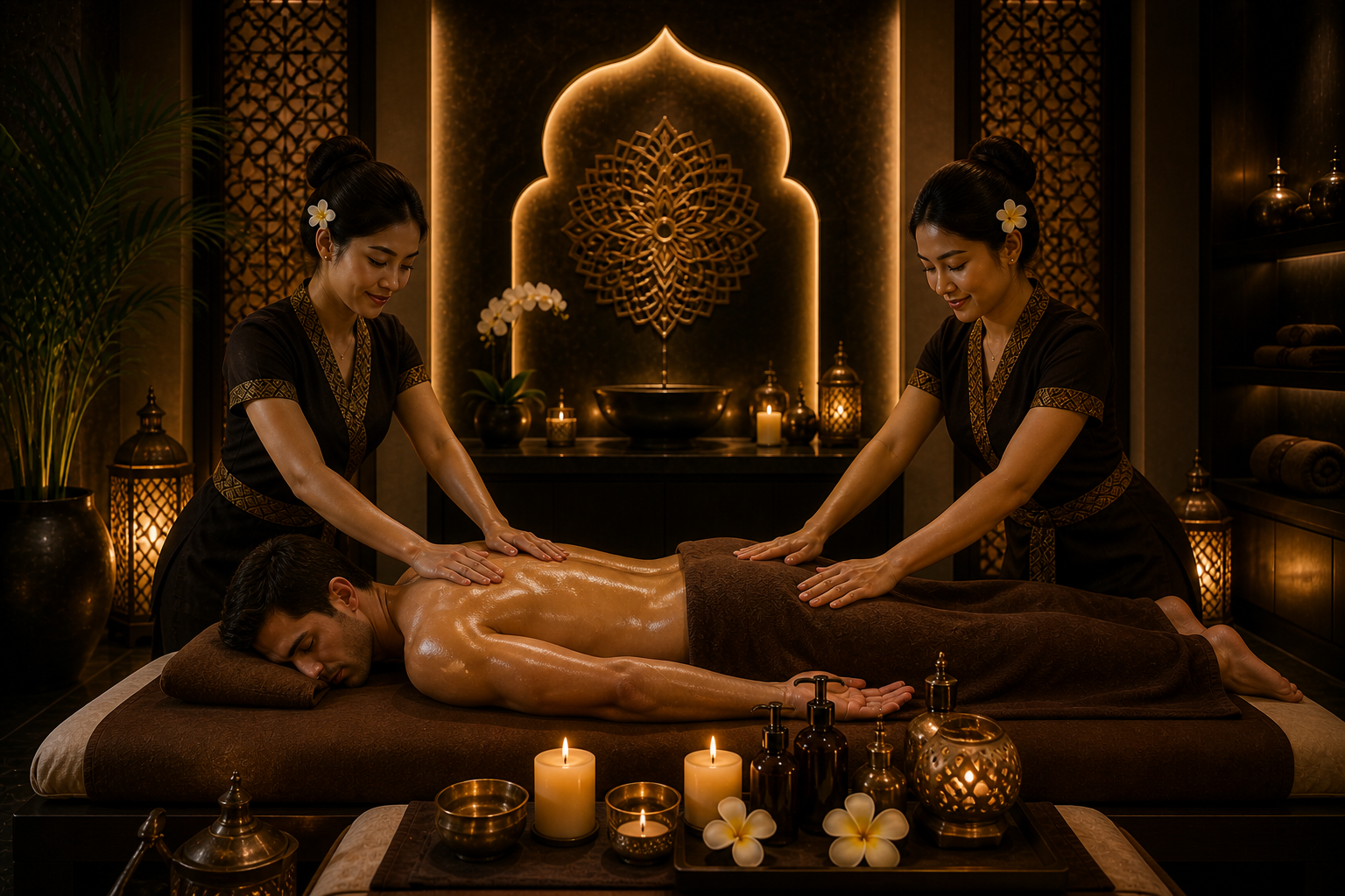 4-Hand Massage in Business Bay